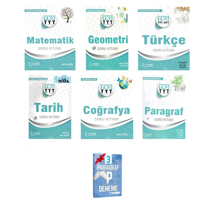 YKS TYT Matematik Geometri Türkçe Tarih Coğrafya ve Paragraf Soru Kitabı