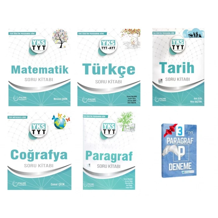 YKS TYT Matematik Türkçe Tarih Coğrafya ve Paragraf Soru Kitabı