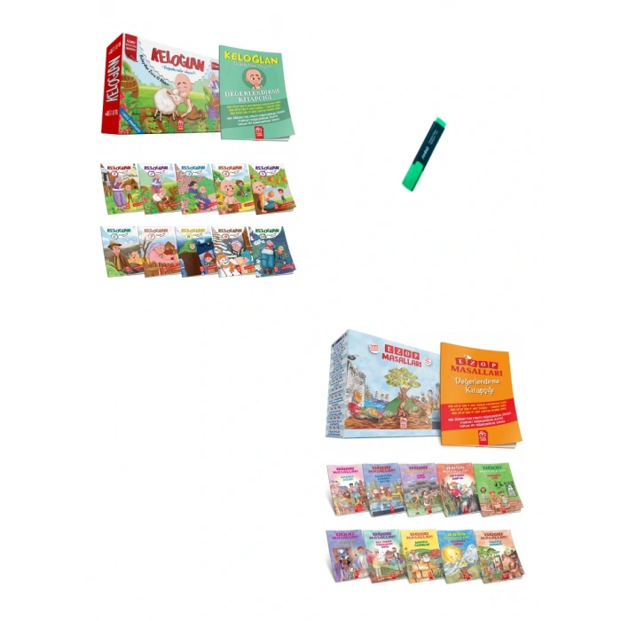 1. Sınıf Keloğlan ve Ezop Masalları Hikaye Seti