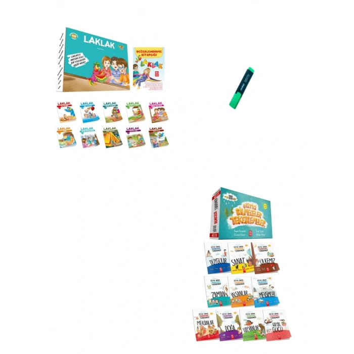 1 ve 2. Sınıf Laklak ve Bilmece Tekerlemeler Hikaye Seti