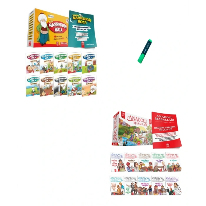 1 ve 2. Sınıf Nasreddin Hoca ve Anadolu Masalları Hikaye Seti