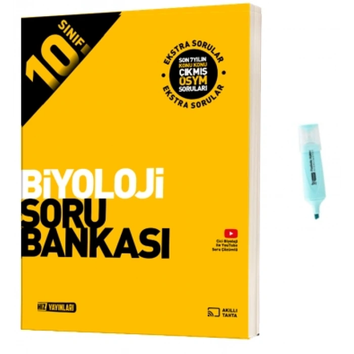 10.Sınıf Biyoloji Soru Bankası (Yeni Müfredat)