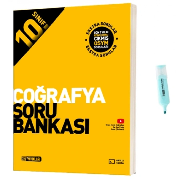 10.Sınıf Coğrafya Soru Bankası (Yeni Müfredat)