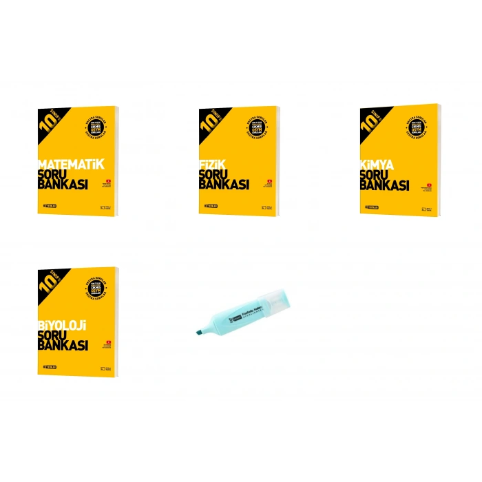 10.Sınıf Matematik Fizik Kimya Biyoloji Soru Bankası (Yeni Müfredat)