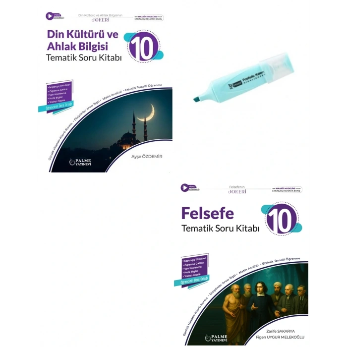 10.Sınıf Joker Din Kültürü Ve Felsefe Tematik Soru Kitabı (Yeni Müfredat)