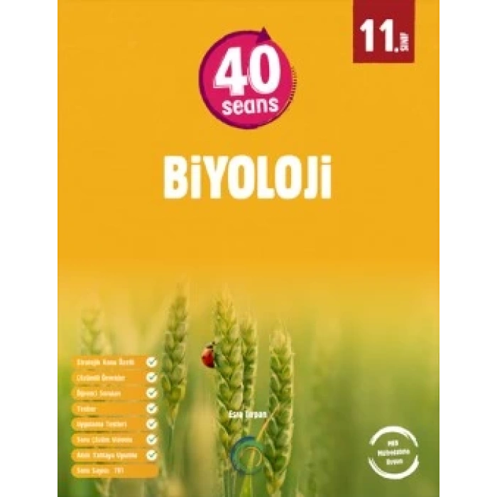 11. Sınıf 40 Seans Biyoloji