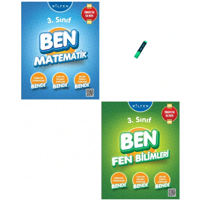 3. Sınıf Ben Serisi Etkinlikli Matematik ve Fen Bilimleri Soru Bankası
