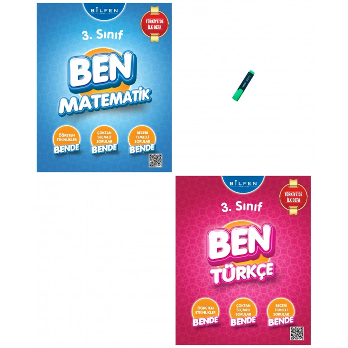 3. Sınıf Ben Serisi Etkinlikli Matematik ve Türkçe Soru Bankası