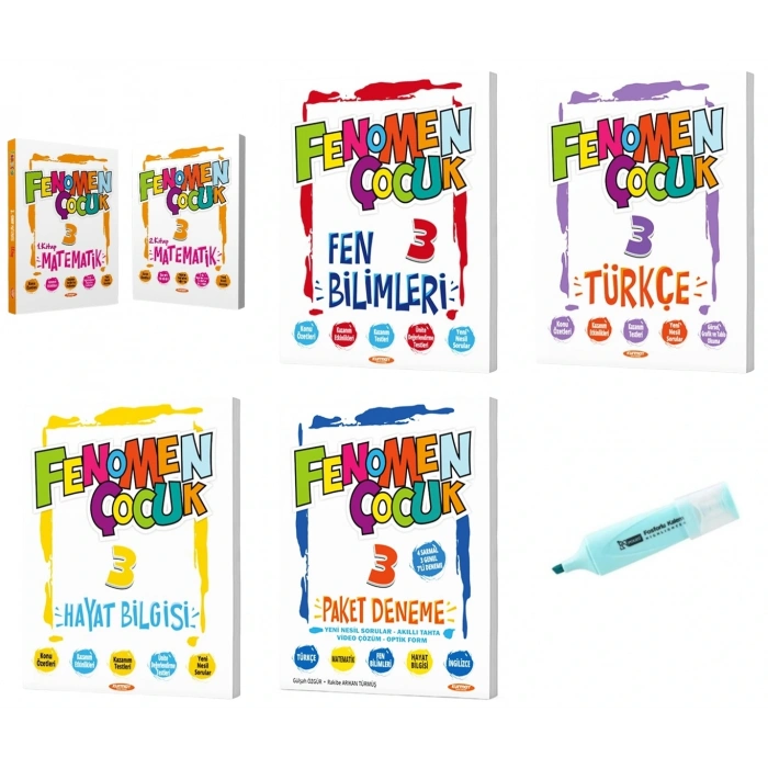 3. Sınıf Matematik1-2 Fen Türkçe Hayat Bilgisi Ve Paket deneme