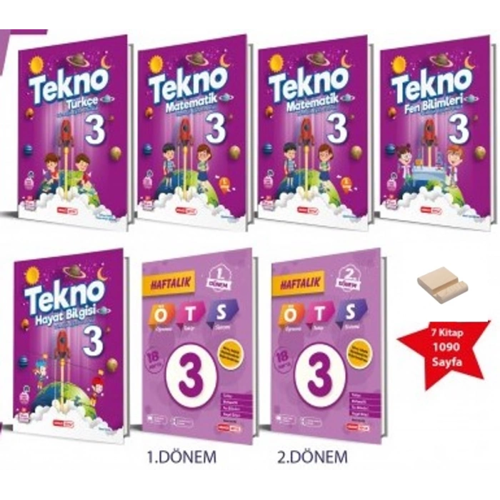 3. Sınıf Tekno Plus Set - 2025 - ( 7 Kitap )