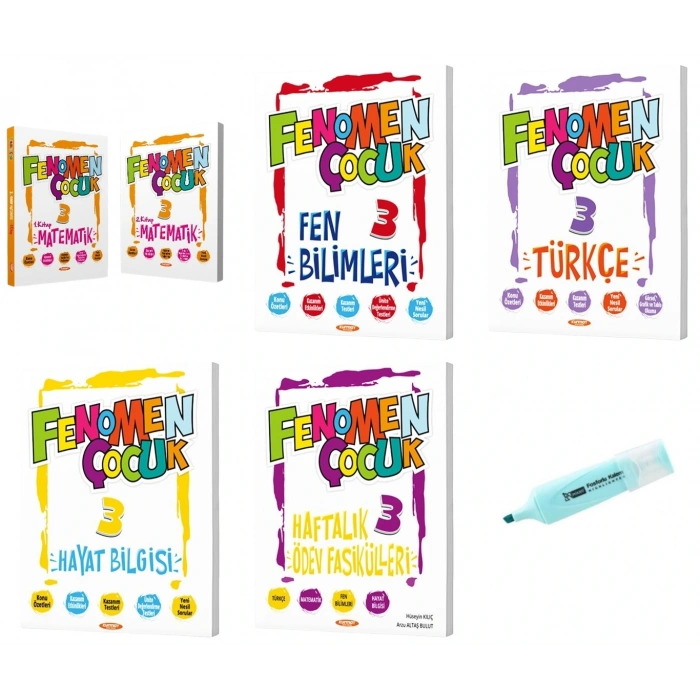 3. Sınıf Tüm Dersler Soru Bankası Seti (6 Kitap)