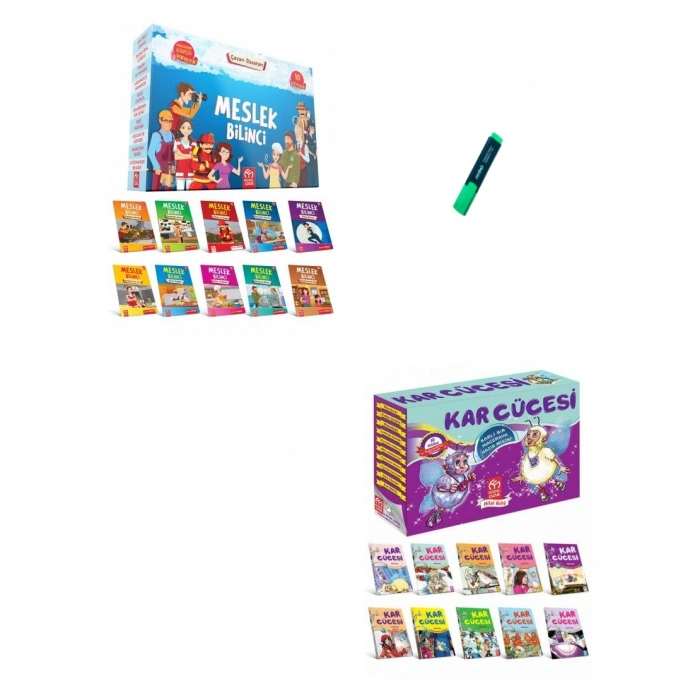 3 ve 4. Sınıflar İçin Meslek Bilinci ve Kar Cücesi Hikaye Seti