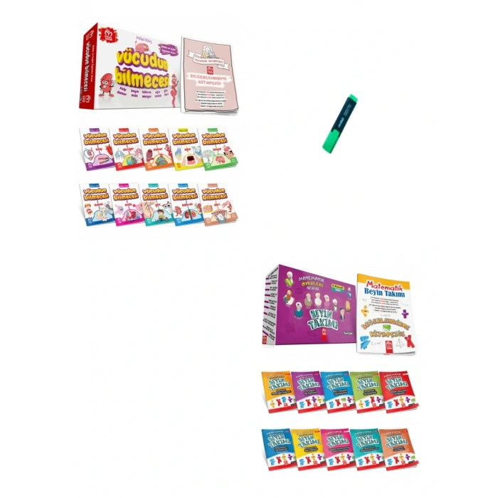 3 ve 4. Sınıflar İçin Vücudun Bilmecesi ve Beyin Takımı Hikaye Seti