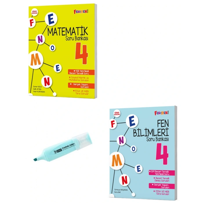4. Sınıf Matematik Ve Fen Bilimleri Soru Bankası