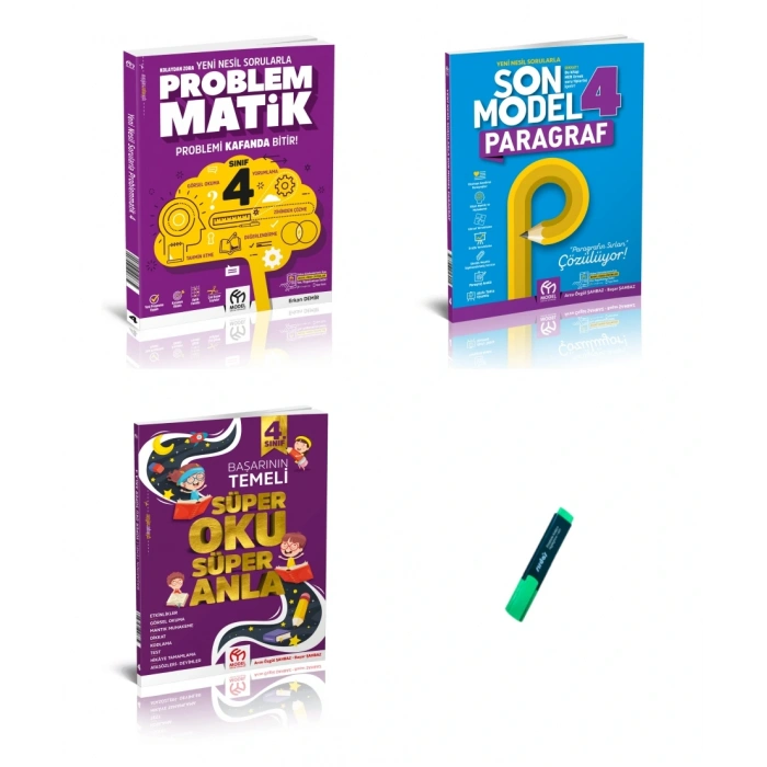 4. Sınıf Süper Turbo Tüm Dersler Problemmatik ve Son Model Paragraf Soru Bankası