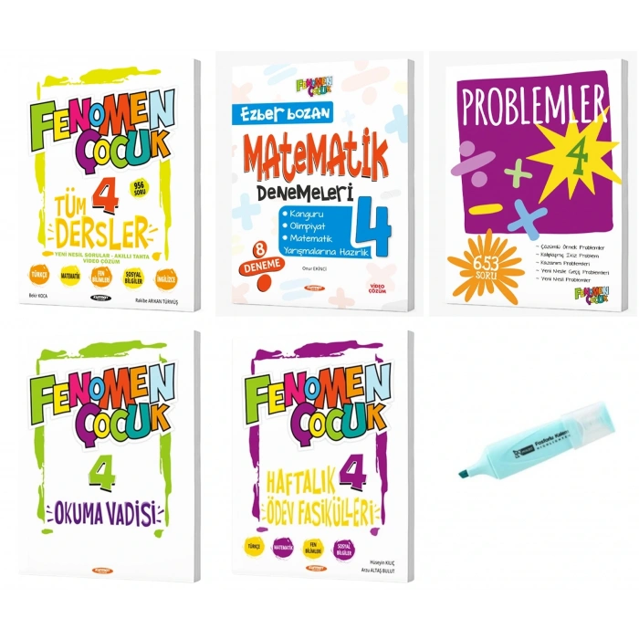 4.Sınıf Tüm Dersler Öğrenmeyi Pekiştiren Soru Bankası SETİ