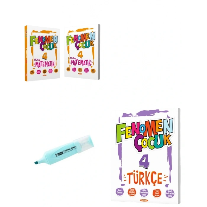 4.Sınıf Matematik-1,-2 Ve Türkçe Soru Bankası