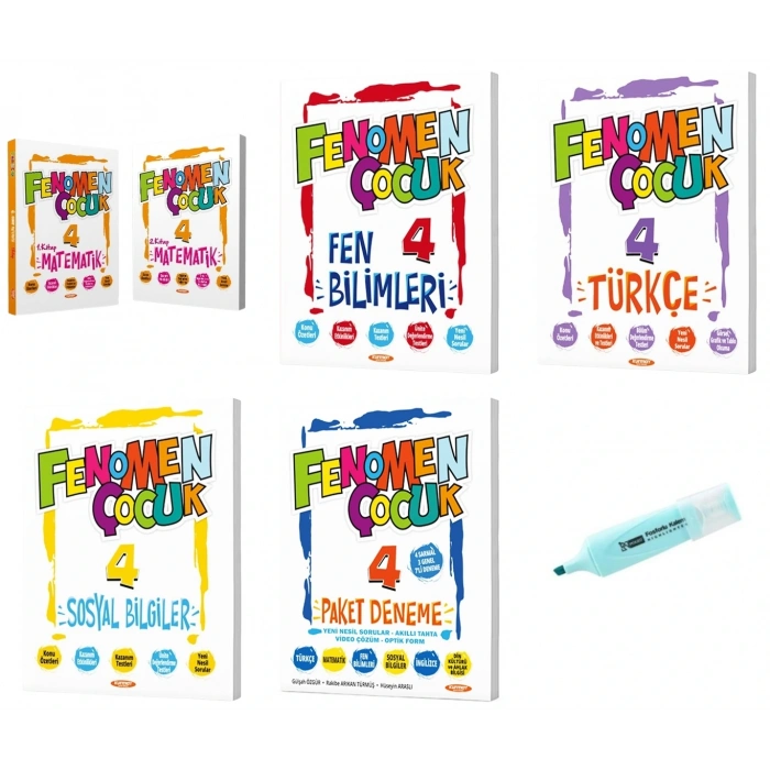 4.Sınıf Tüm Dersler Soru Bankası ve Paket Deneme Seti