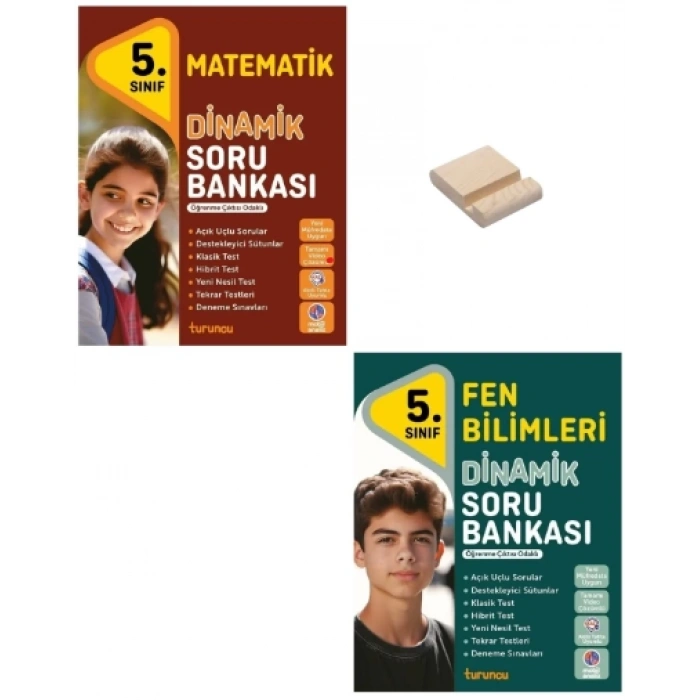 5. Sınıf 2025 Turuncu Dinamik Matematik ve Fen Bilimleri Soru Bankası