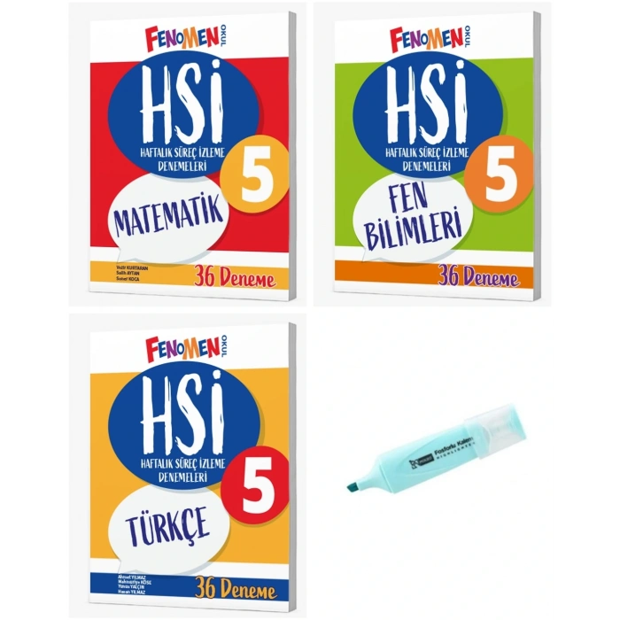 5. Sınıf HSİ Matematik Fen Bilimleri Ve Türkçe 36 Deneme