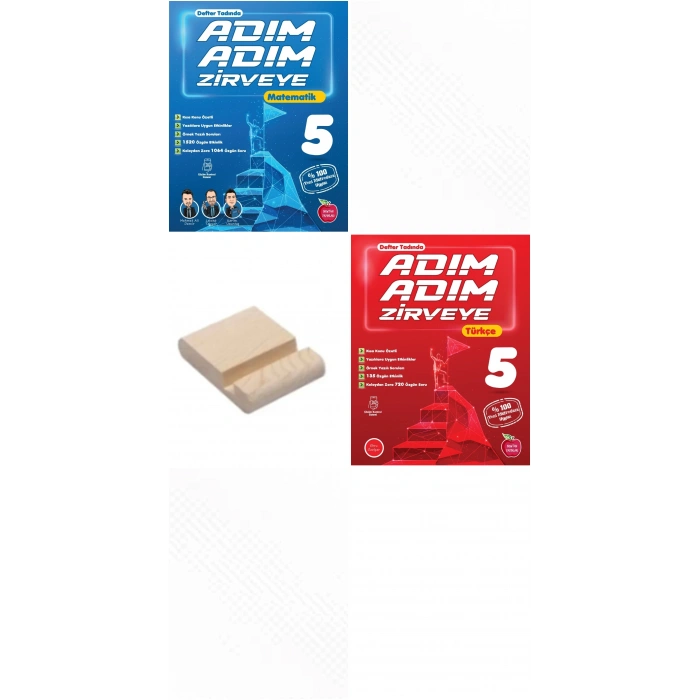 5.Sınıf Adım Adım 2025 Matematik Türkçe Konu Özetli Soru Bankası