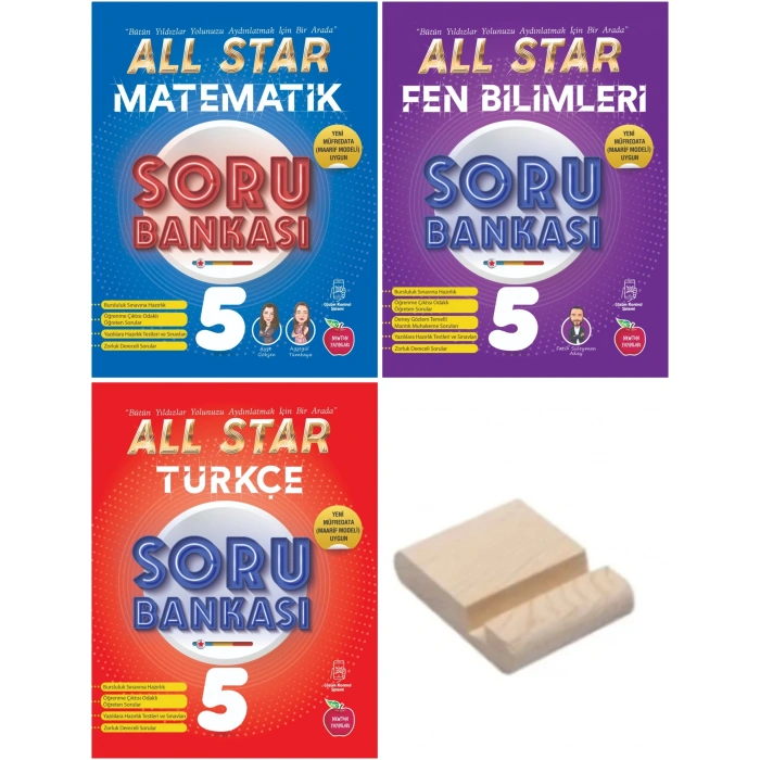 5.Sınıf ALL STAR 2025 Matematik Fen Bilimleri Türkçe Soru Bankası