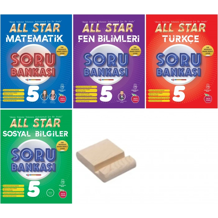 5.Sınıf ALL STAR 2025 Matematik Fen Bilimleri Türkçe Sosyal Soru Bankası