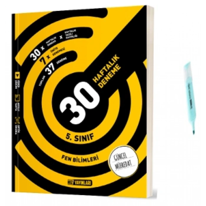 5.Sınıf Fen Bilimleri 30 Haftalık Deneme (Yeni Müfredat)