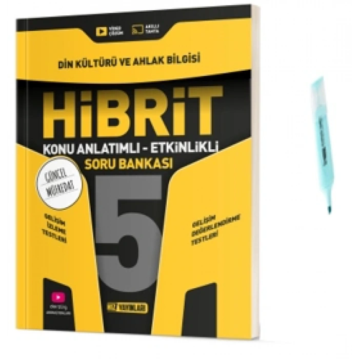 5.Sınıf HİBRİT Din Kültürü Konu Anlatımlı Etkinlikli Soru Bankası (Yeni Müfredat)