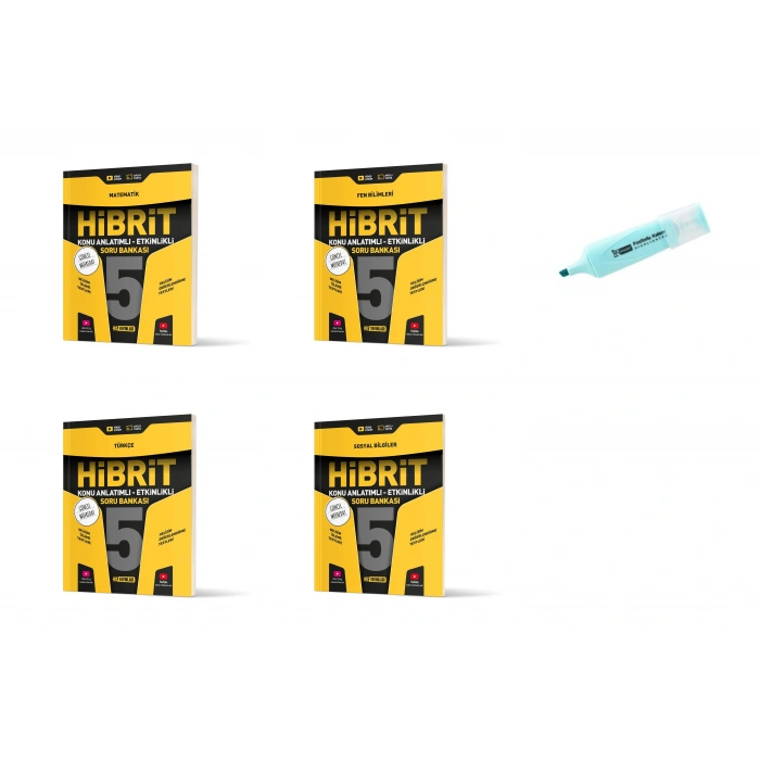 5.Sınıf HİBRİT Mat Fen Türkçe Ve Sosyal Konu Anlatımlı Etkinlikli SB (Yeni Müfredat)