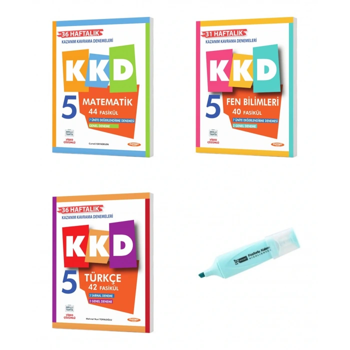 5.Sınıf KKD Matematik Fen Bilimleri Ve Türkçe