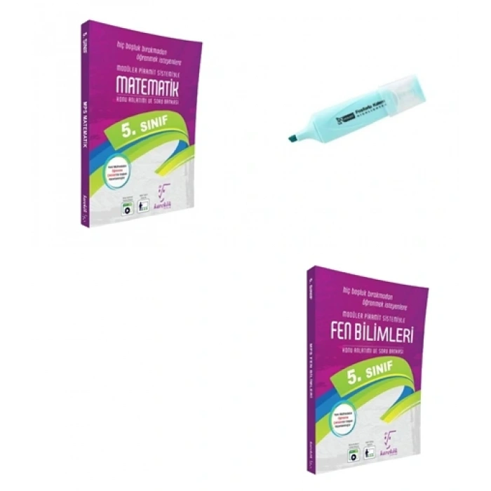 5.Sınıf Matematik Fen Bilimleri Konu Anlatımlı Soru Bankası MPS (Yeni Müfredat)