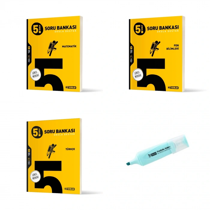 5.Sınıf Matematik Fen Bilimleri Türkçe Soru Bankası (Yeni Müfredat)