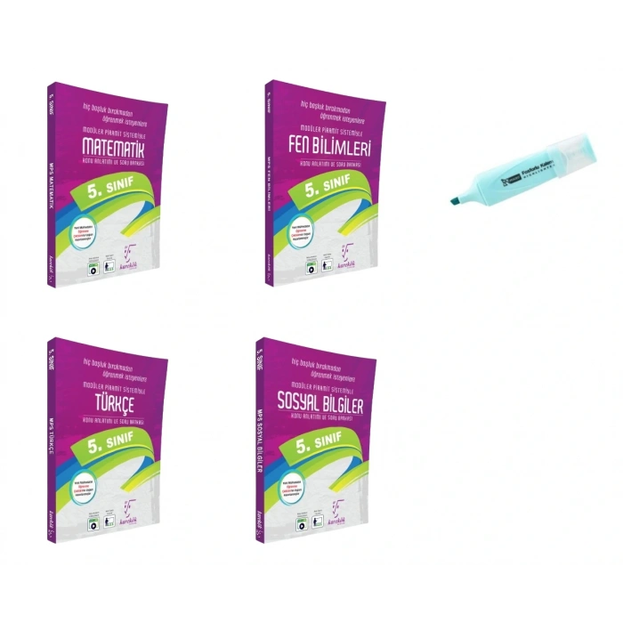 5.Sınıf Mat Fen Türkçe Sosyal Konu Anlatımlı Soru Bankası MPS (Yeni Müfredat)