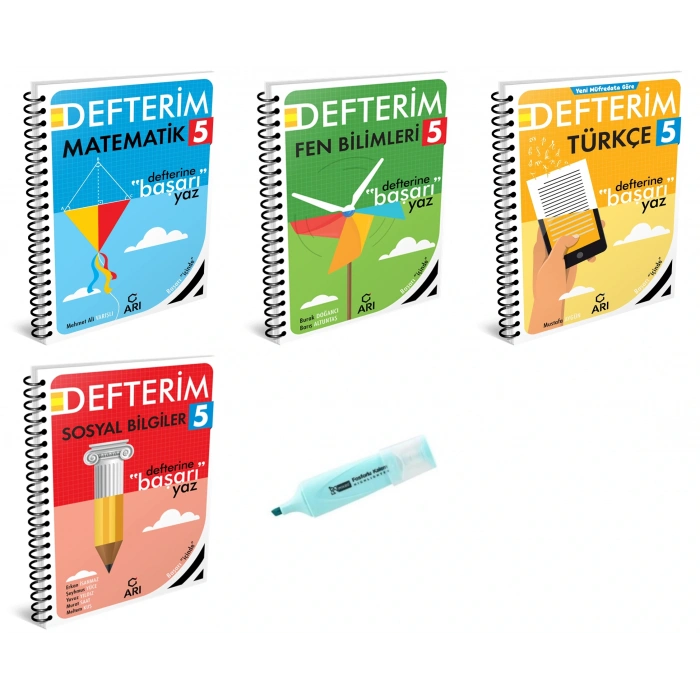 5.Sınıf Matematik Fen Türkçe Ve Sosyal Akıllı Defterim (Yeni Müfredat)