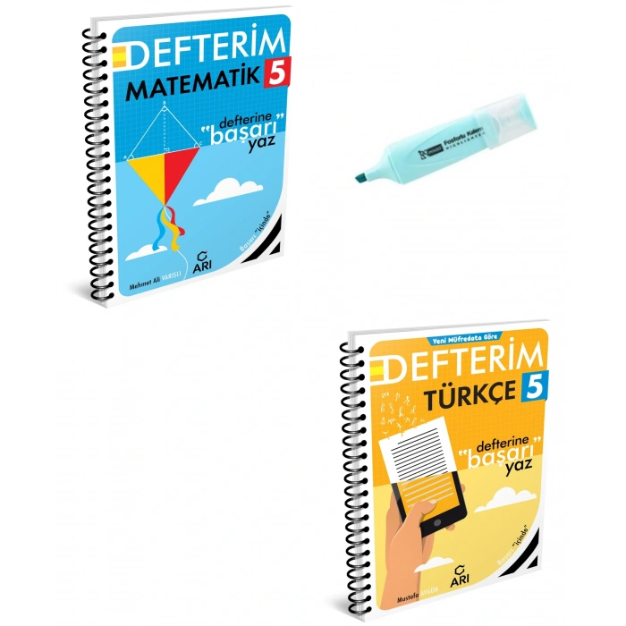 5.Sınıf Matematik Ve Türkçe Akıllı Defterim (Yeni Müfredat)