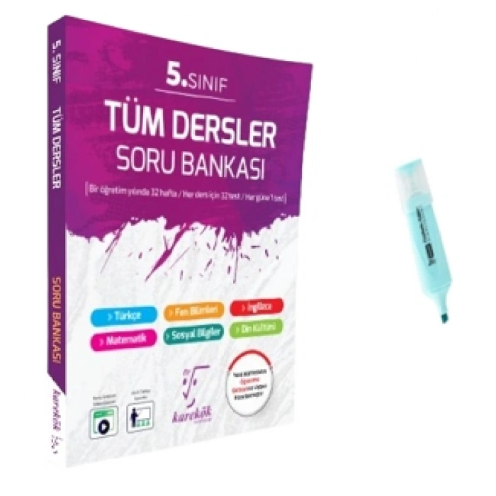 5.Sınıf Tüm Dersler Soru Bankası (Yeni Müfredat)
