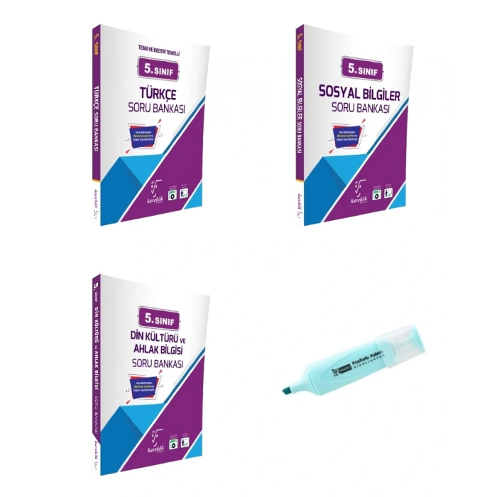5.Sınıf Türkçe Sosyal Bilgiler Ve Din Kültürü Soru Bankası (Yeni Müfredat)
