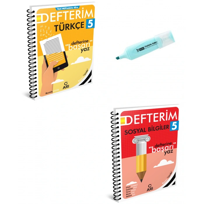 5.Sınıf Türkçe Ve Sosyal Bilgiler Akıllı Defterim (Yeni Müfredat)