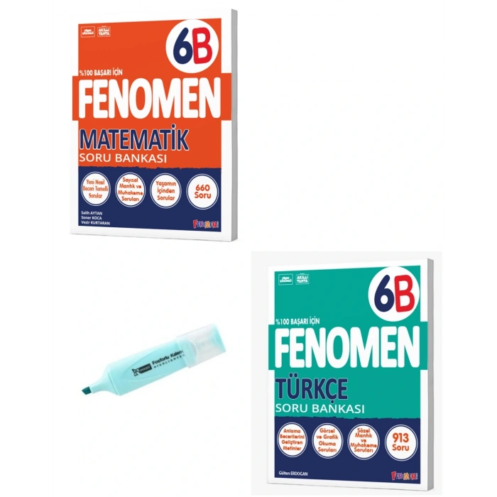 6. Sınıf B Serisi Matematik Ve Türkçe Soru Bankası