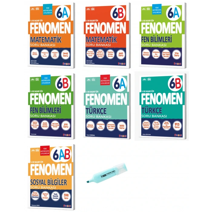 6. Sınıf Matematik Fen Bilimleri Türkçe Ve Sosyal Bilgiler Soru Bankası