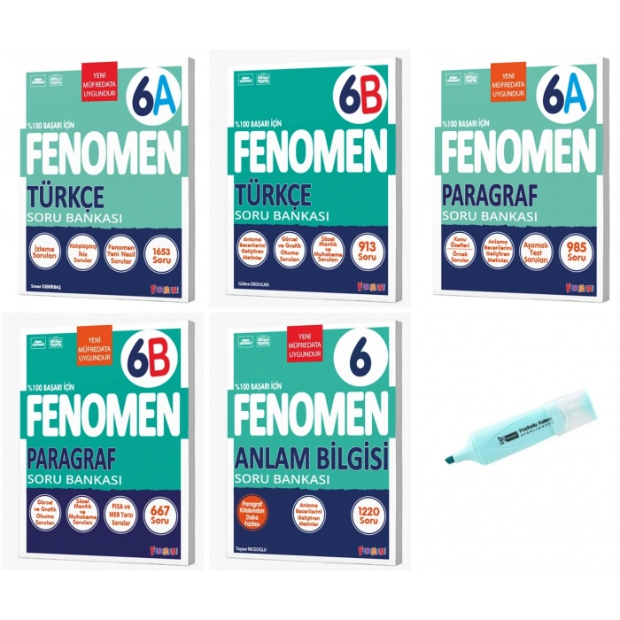 6. Sınıf Türkçe A-B  Paragraf A-B Ve Anlam Bilgisi Soru Bankası