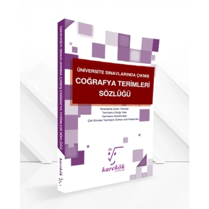 COĞRAFYA TERİMLERİ SÖZLÜĞÜ