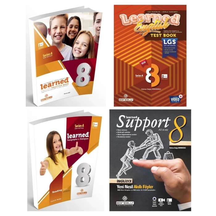 BOREALIS 8.SINIF LGS PRACTİCE BOOK TEST BOOK PARAGRAPHS&DIALOGUES ve SUPPORT ALL IN ONE