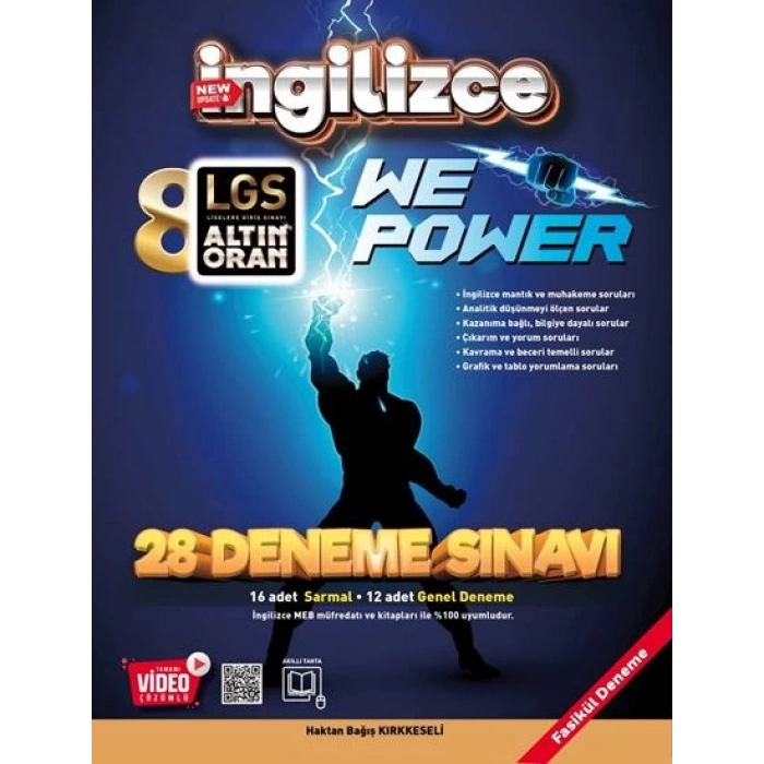 LGS ALTIN ORAN 8.SINIF İNGİLİZCE 28 DENEME SINAVI