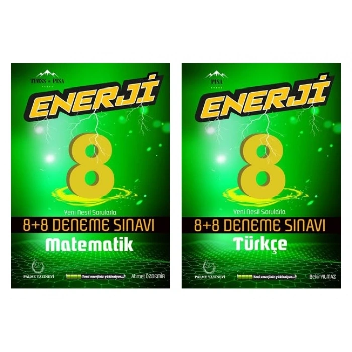 LGS 8.SINIF ENERJİ MATEMATİK TÜRKÇE  8+8 DENEME