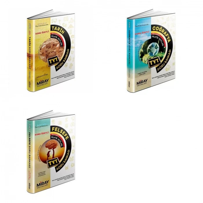 Miray TYT Tarih Coğrafya Felsefe konu Özetli Soru Bankası