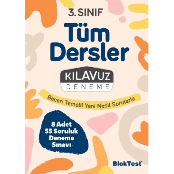 3. Sınıf Tüm Dersler Kılavuz Deneme