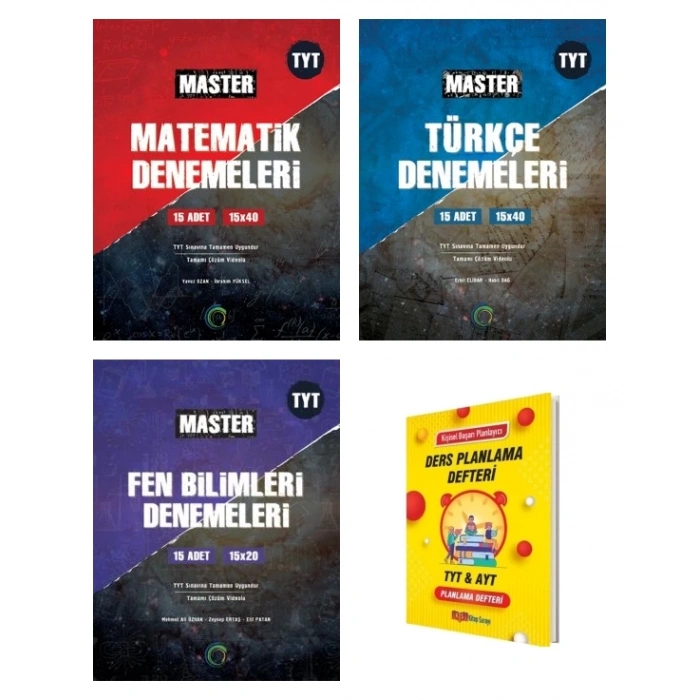 TYT Master Matematik Türkçe ve Fen Bilimleri Sayısal Deneme Seti