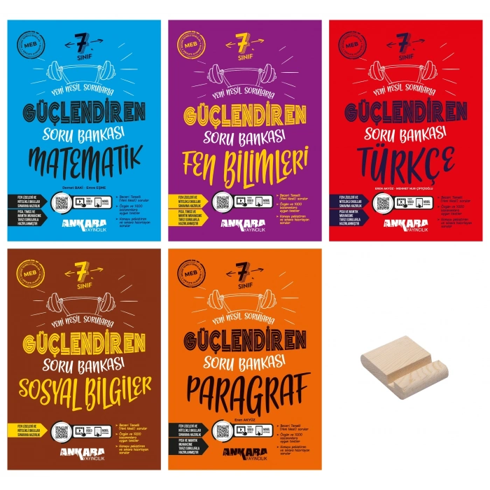 7. Sınıf Matematik Fen Türkçe Sosyal ve Paragraf Güçlendiren Soru Bankası 5li Set